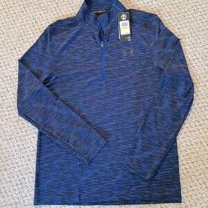 UNDER ARMOUR - FITTED, 1/4 INCH ZIP LONG SLEEVE